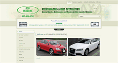 Desktop Screenshot of eco-wagens.com